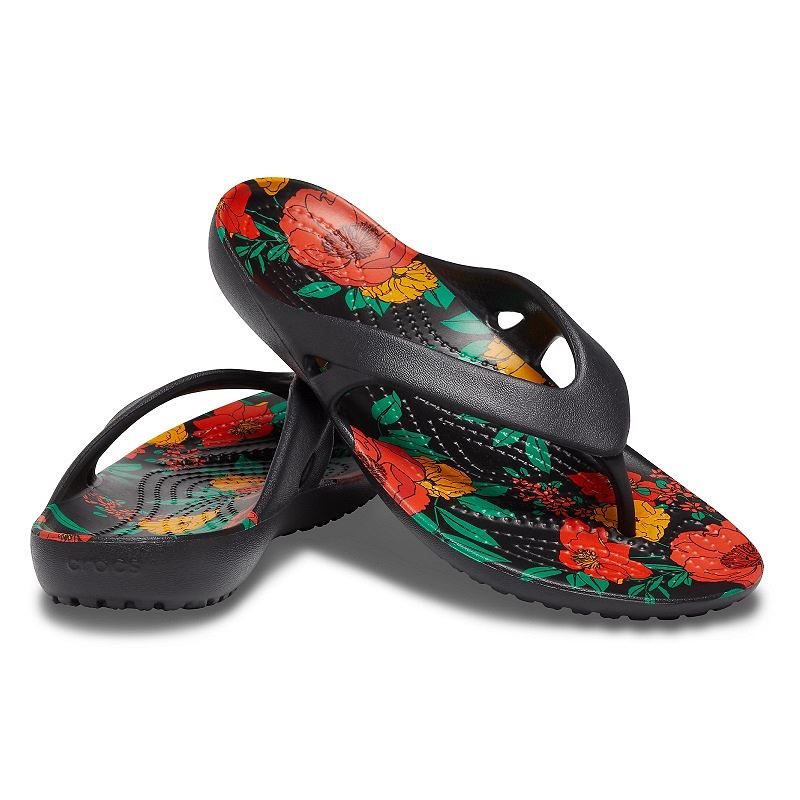 Crocs Kadee II Printed Floral Flip W Női Flip-flop Papucs