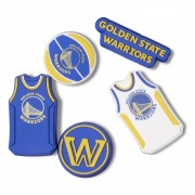 Crocs Jibbitz NBA Golden State Warriors - csomag (5 db) papucsdísz