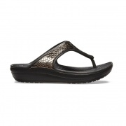 Crocs Sloane Metal Text Slide W női papucs