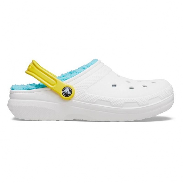 Crocs Classic Lined Pop Strap Clog női bélelt papucs