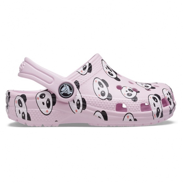 Crocs Kids Classic Panda Print Clog K kislány gyerek papucs