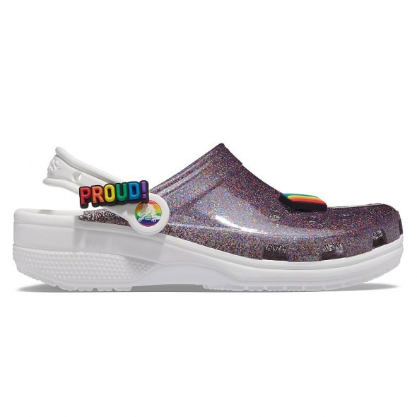 Crocs Classic Translucent Glitter Clog Női papucs