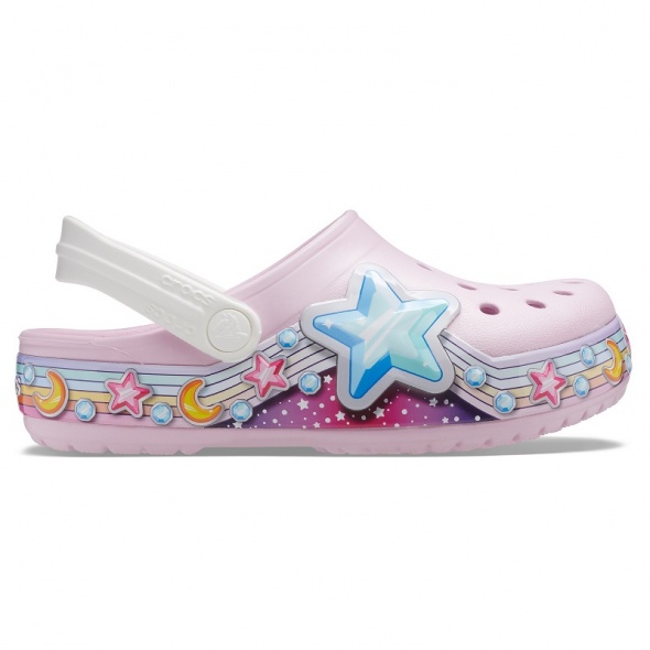 Crocs Kids Fun Lab Star Band Clog K kislány gyerek papucs