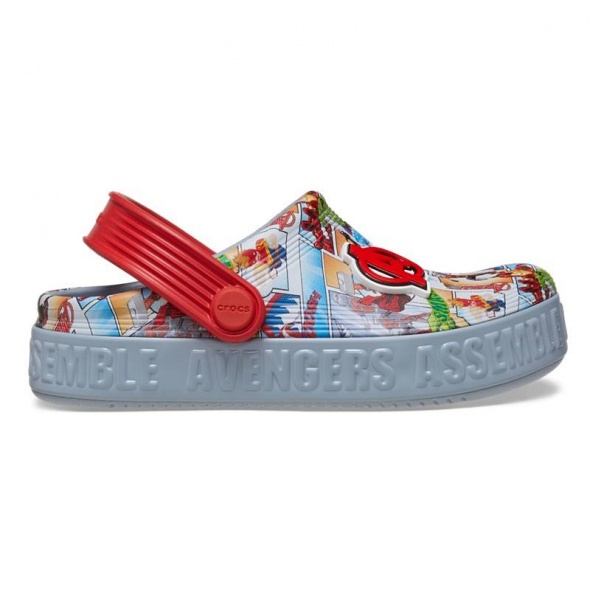 Crocs Kids Avengers Off Court Clog T Gyerek papucs