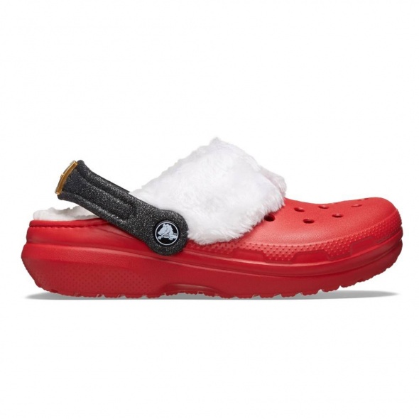 Crocs Kids Classic Lined Santa Clog T Gyerek papucs