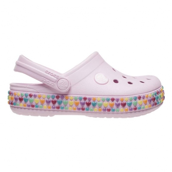 Crocs Kids Crocband Gem Band Clog T lány gyerek papucs