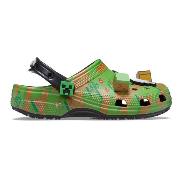 Crocs Minecraft Elevated Clog Férfi papucs