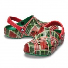 Crocs Baya Holiday Plaid Clog Férfi, Női papucs