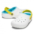 Crocs Classic Lined Pop Strap Clog női bélelt papucs