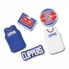 Crocs Jibbitz NBA Los Angeles Clippers - csomag (5 db) papucsdísz