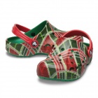 Crocs Kids Baya Holiday Plaid Clog K Gyerek papucs