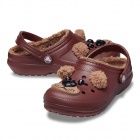 Crocs Classic Lined I AM Brown Bear Clog K bundás gyerek papucs