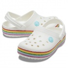 Crocs Kids CB Rainbow Glitter Clog K kislány gyerek papucs