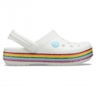 Crocs Kids CB Rainbow Glitter Clog K kislány gyerek papucs