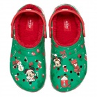 Crocs Mickey Xmas Lined Classic Clog Férfi, Női papucs