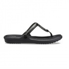 Crocs Sanrah Metal Block Flat női flip-flop papucs